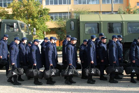 Conscripts are sent to the Army