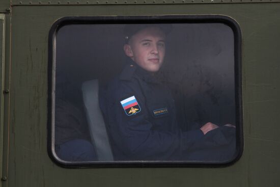 Conscripts are sent to the Army