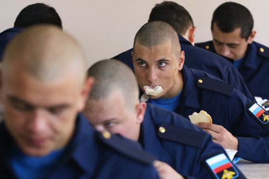 Conscripts are sent to the Army