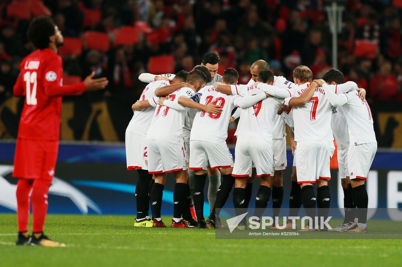 Football. UEFA Champions League. Spartak vs. Sevilla