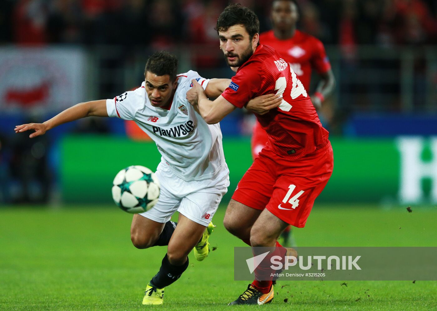 Football. UEFA Champions League. Spartak vs. Sevilla