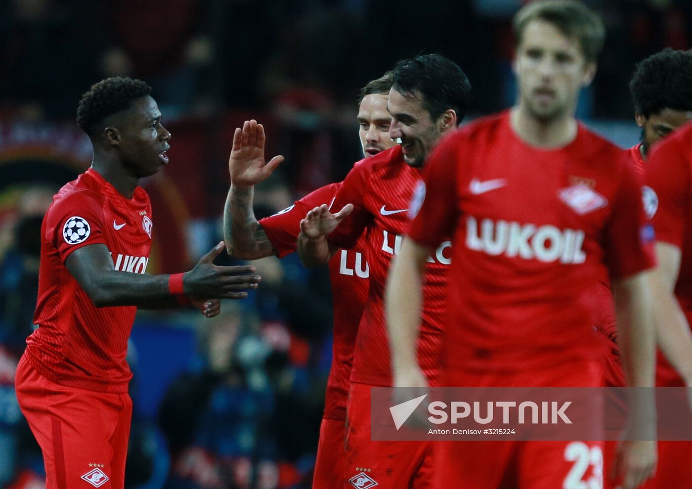 Football. UEFA Champions League. Spartak vs. Sevilla