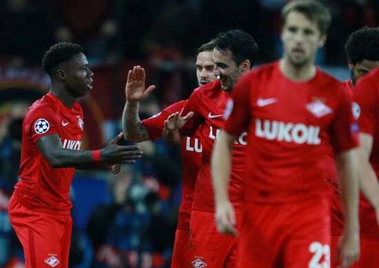 Football. UEFA Champions League. Spartak vs. Sevilla
