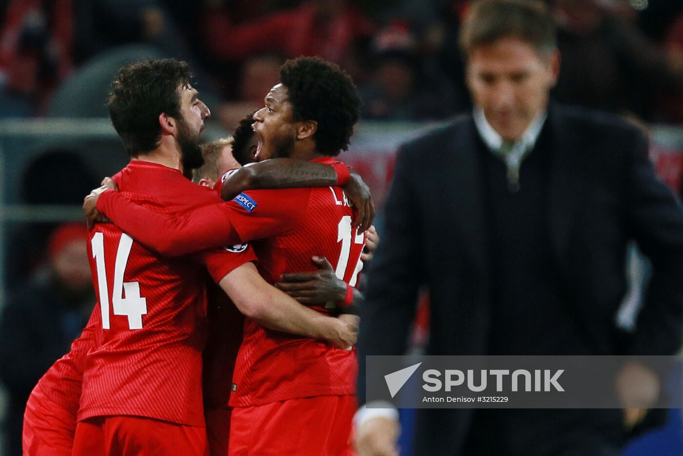 Football. UEFA Champions League. Spartak vs. Sevilla