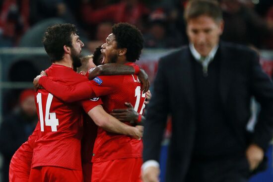 Football. UEFA Champions League. Spartak vs. Sevilla