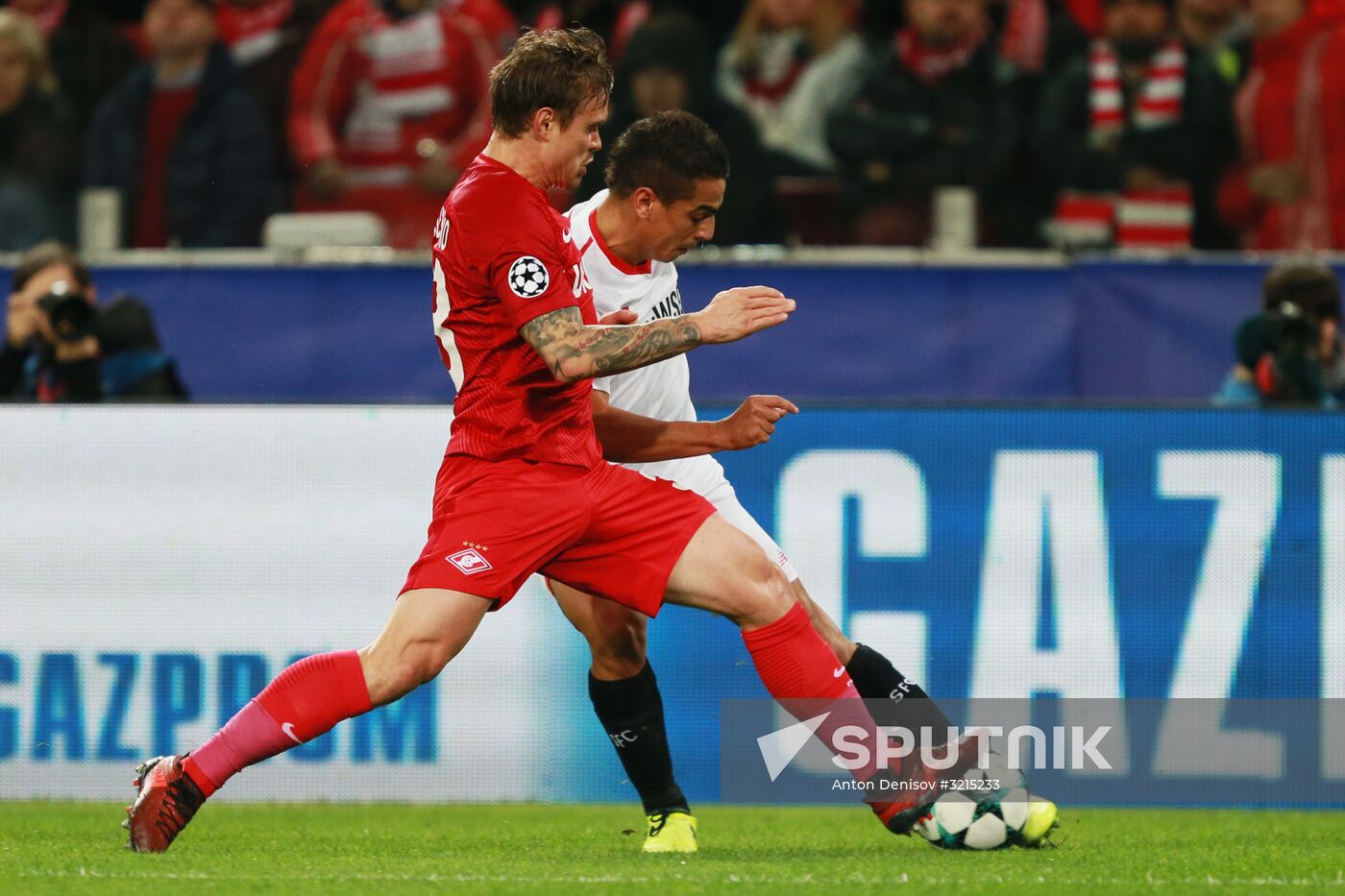 Football. UEFA Champions League. Spartak vs. Sevilla