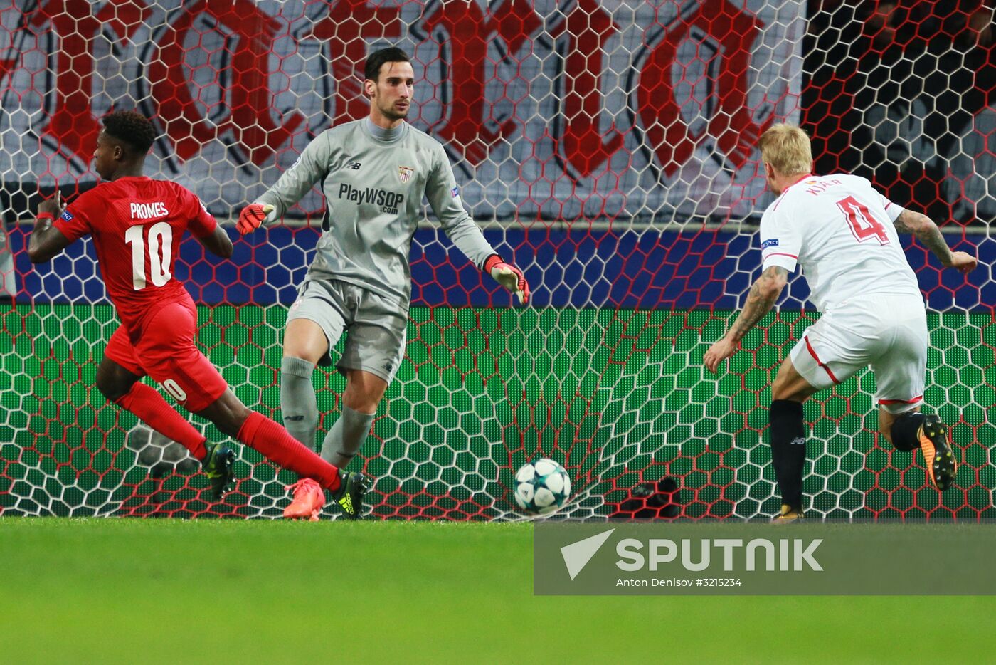 Football. UEFA Champions League. Spartak vs. Sevilla