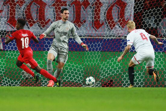 Football. UEFA Champions League. Spartak vs. Sevilla