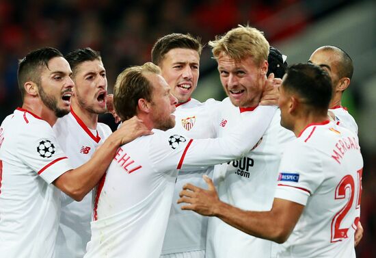 Football. UEFA Champions League. Spartak vs. Sevilla