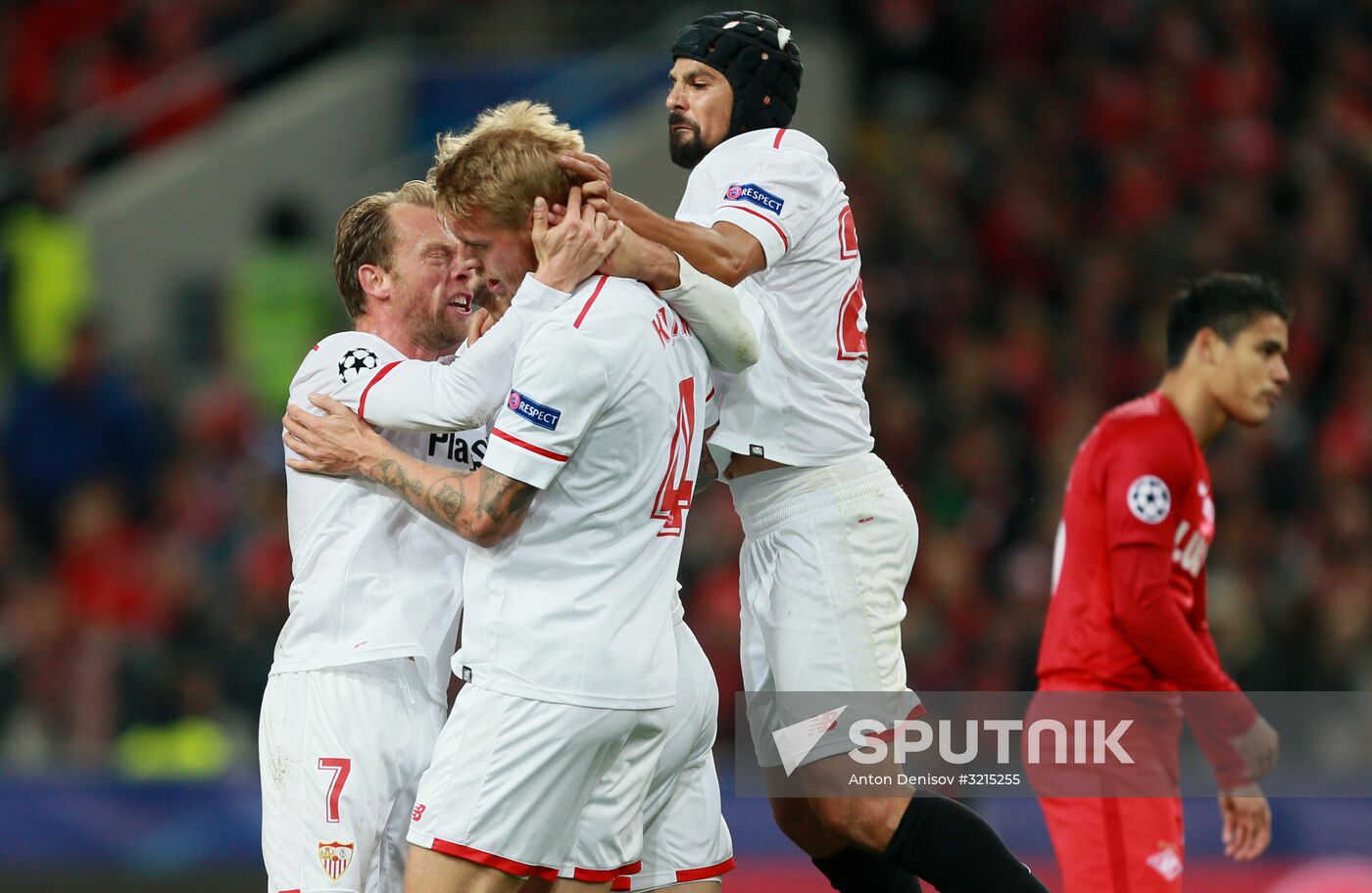 Football. UEFA Champions League. Spartak vs. Sevilla