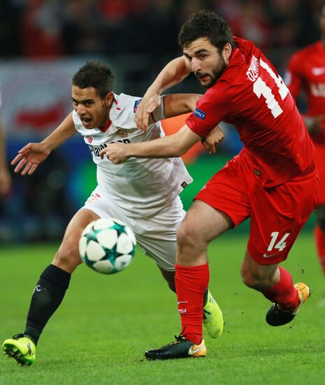 Football. UEFA Champions League. Spartak vs. Sevilla