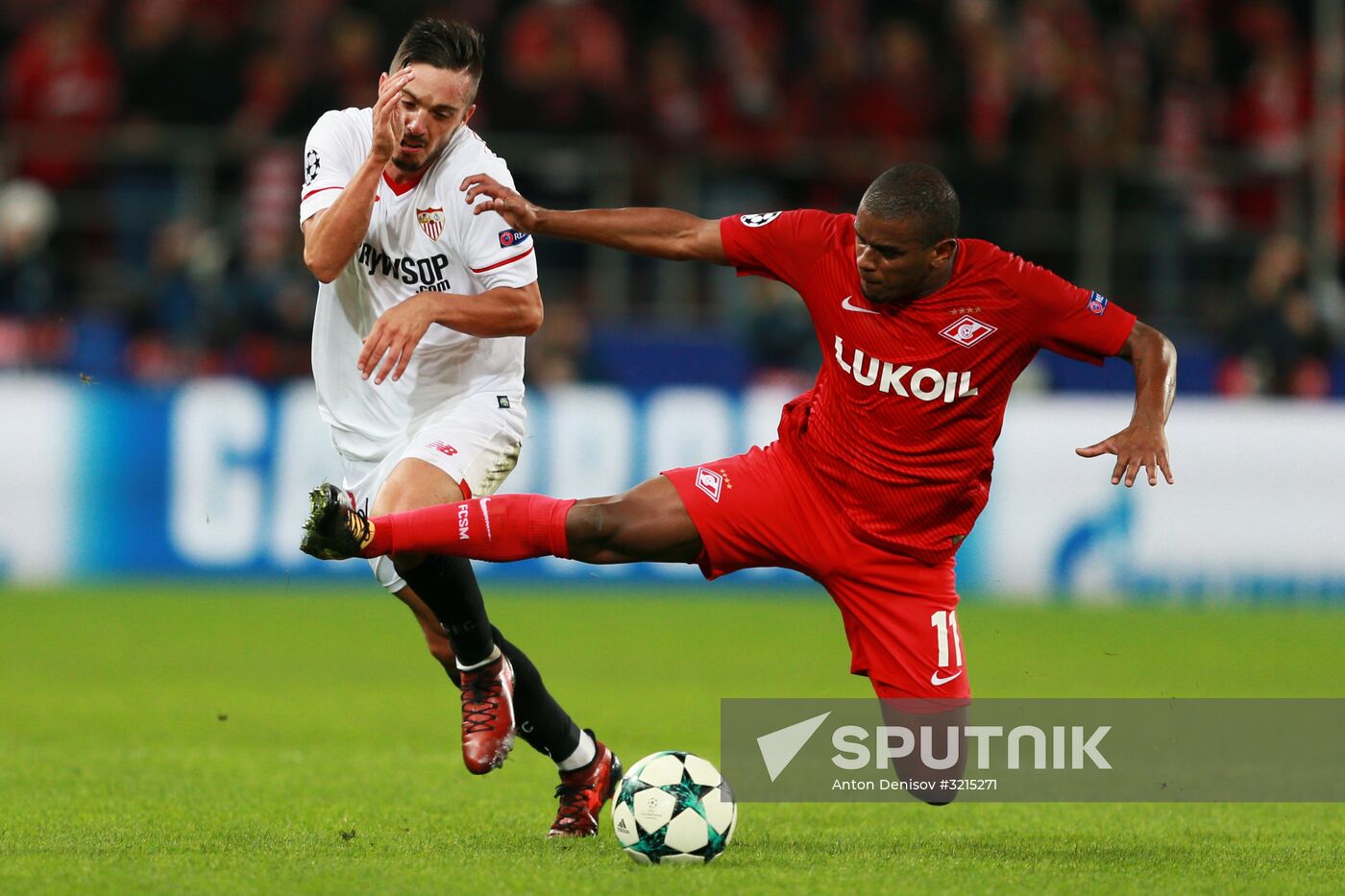 Football. UEFA Champions League. Spartak vs. Sevilla