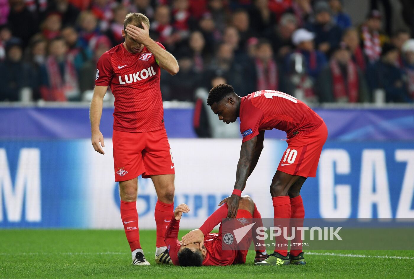 Football. UEFA Champions League. Spartak vs. Sevilla