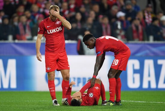 Football. UEFA Champions League. Spartak vs. Sevilla