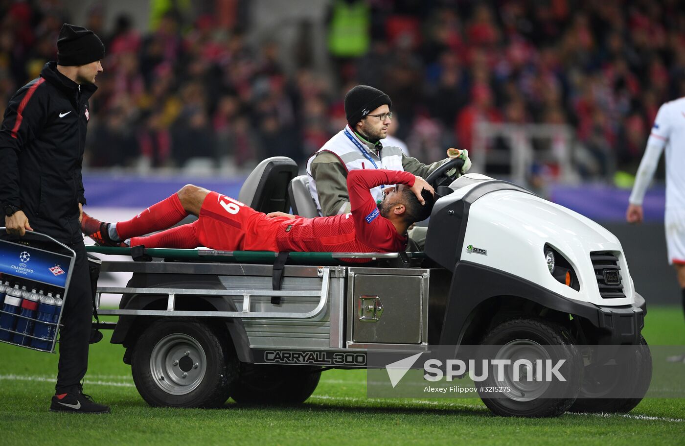 Football. UEFA Champions League. Spartak vs. Sevilla