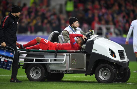Football. UEFA Champions League. Spartak vs. Sevilla