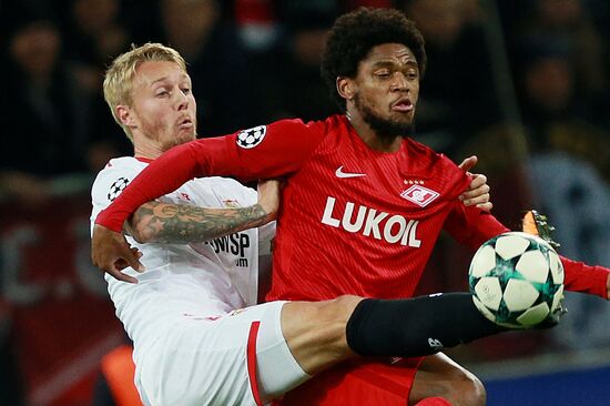 Football. UEFA Champions League. Spartak vs. Sevilla