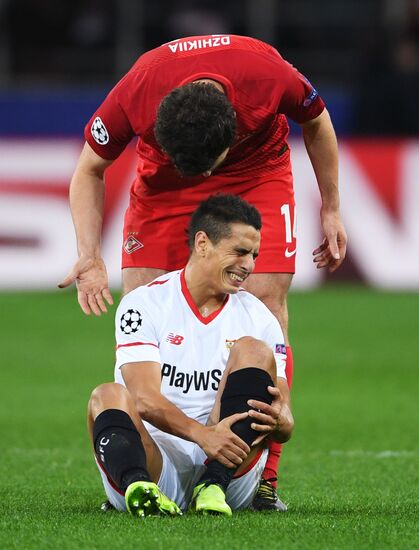 Football. UEFA Champions League. Spartak vs. Sevilla