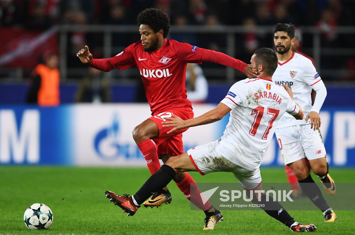 Football. UEFA Champions League. Spartak vs. Sevilla