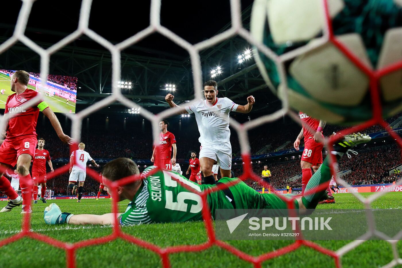 Football. UEFA Champions League. Spartak vs. Sevilla