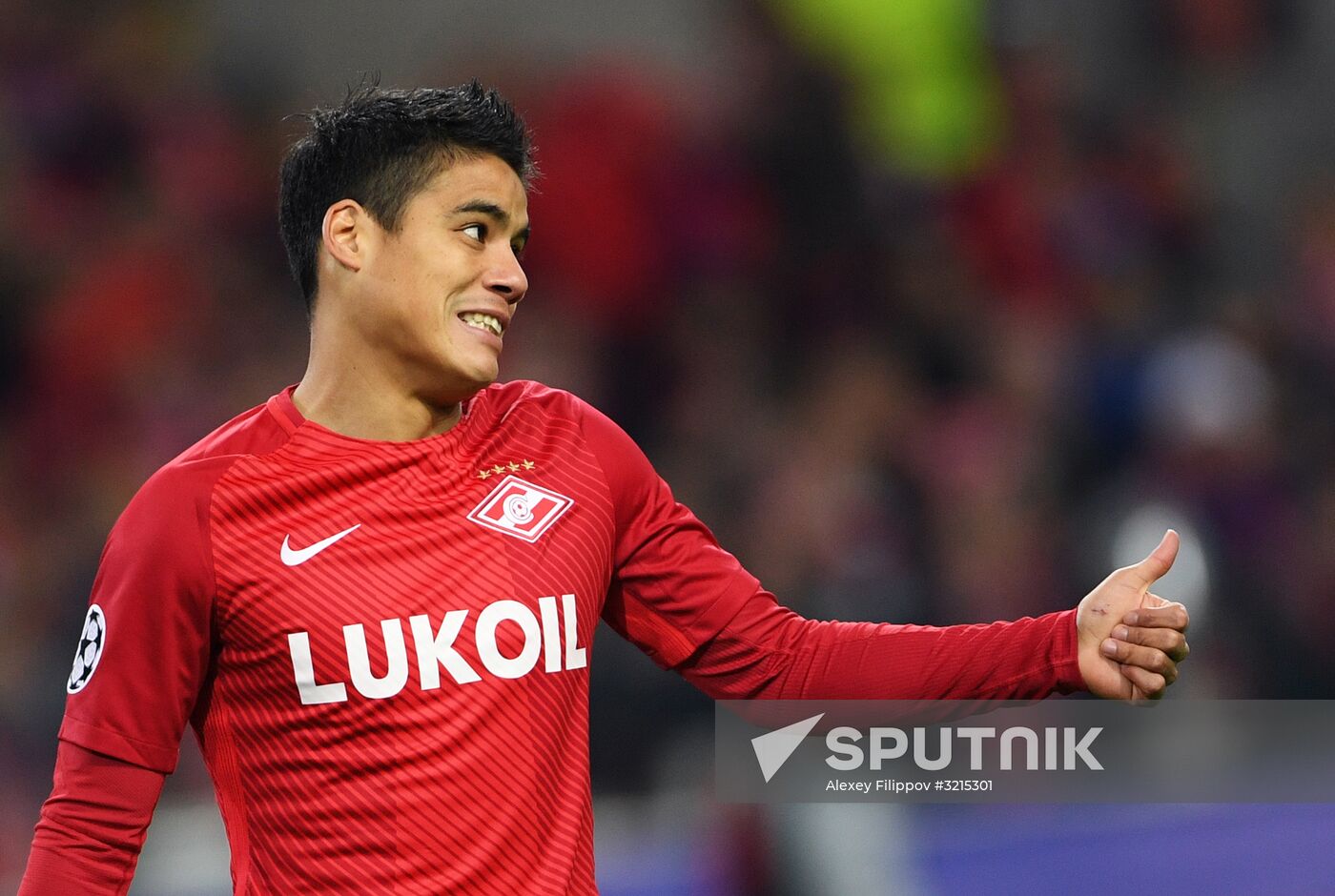 Football. UEFA Champions League. Spartak vs. Sevilla