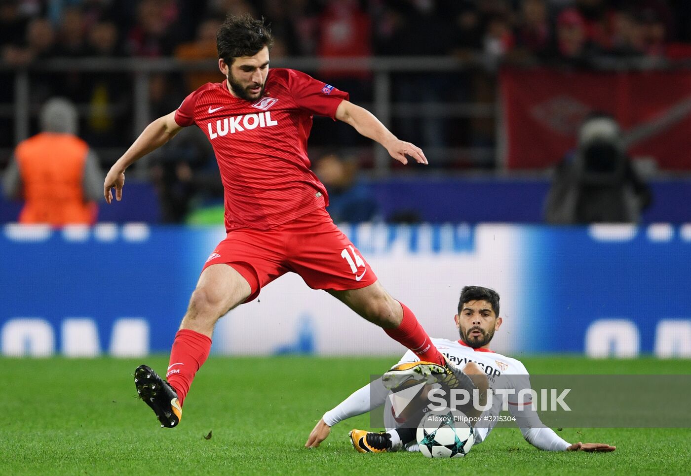 Football. UEFA Champions League. Spartak vs. Sevilla