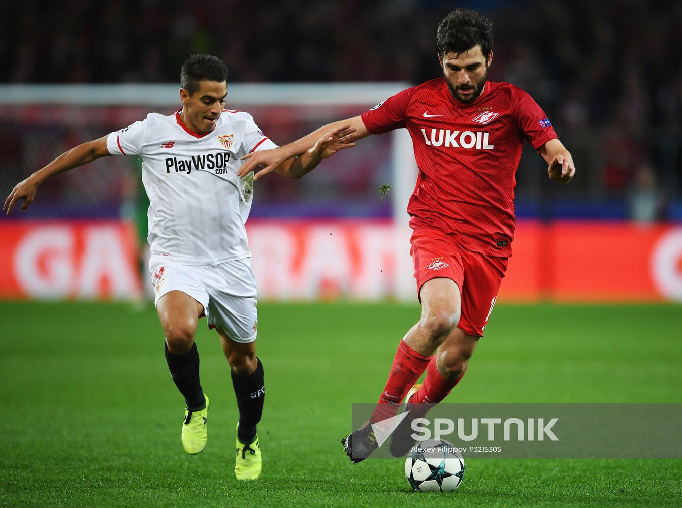 Football. UEFA Champions League. Spartak vs. Sevilla
