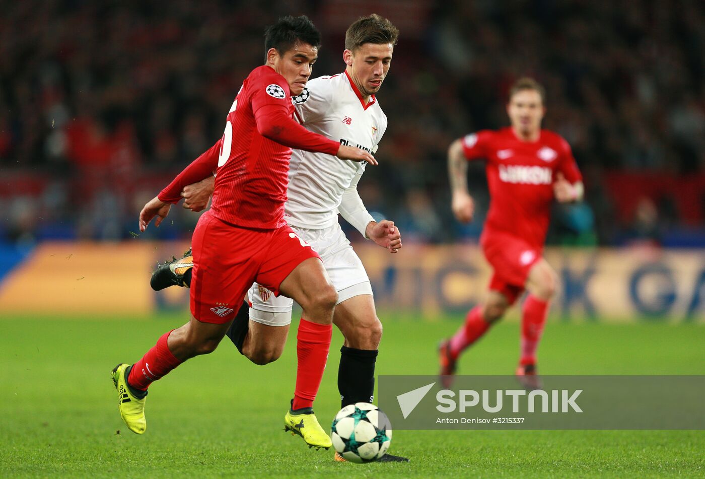 Football. UEFA Champions League. Spartak vs. Sevilla