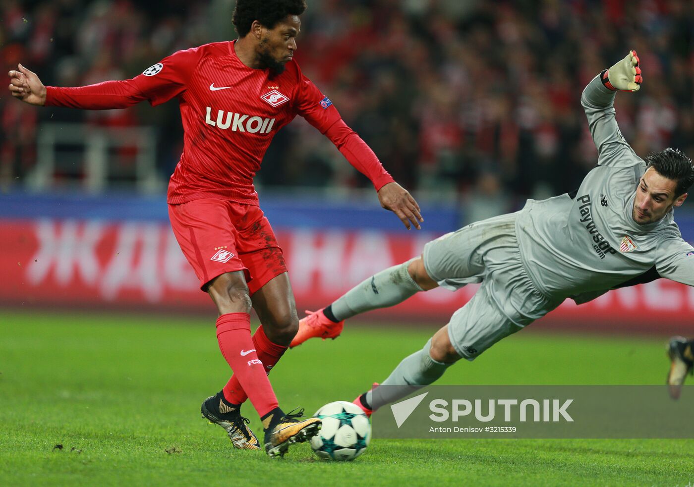 Football. UEFA Champions League. Spartak vs. Sevilla