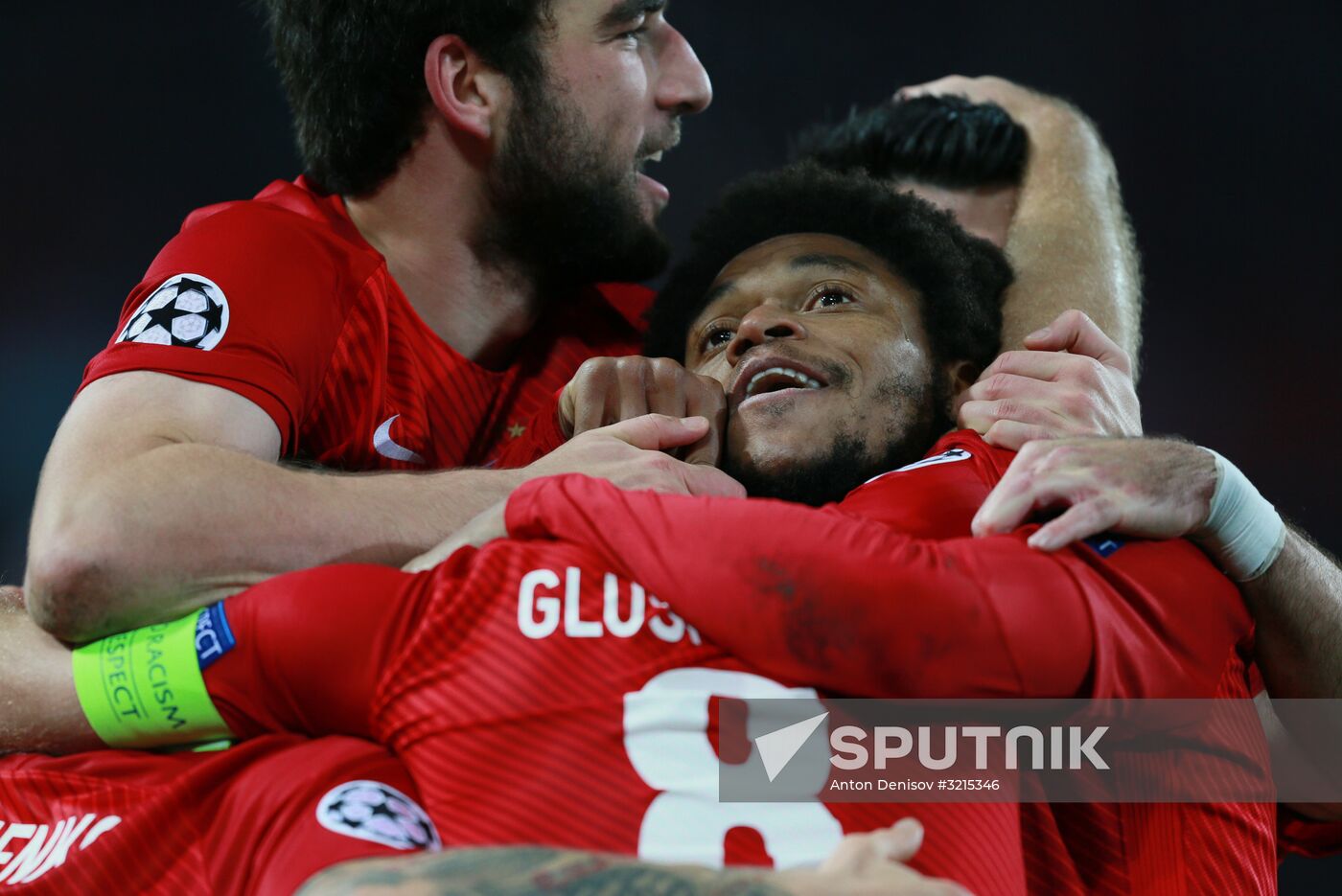 Football. UEFA Champions League. Spartak vs. Sevilla