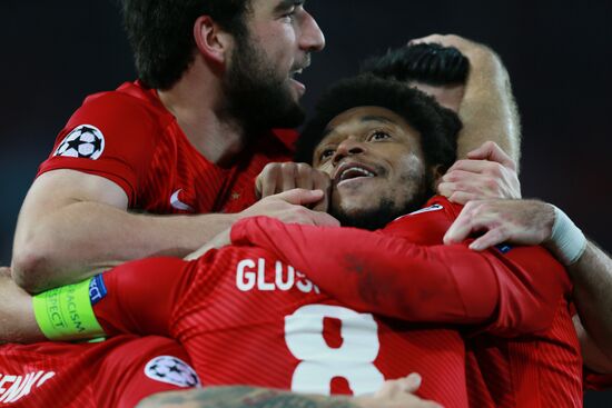 Football. UEFA Champions League. Spartak vs. Sevilla