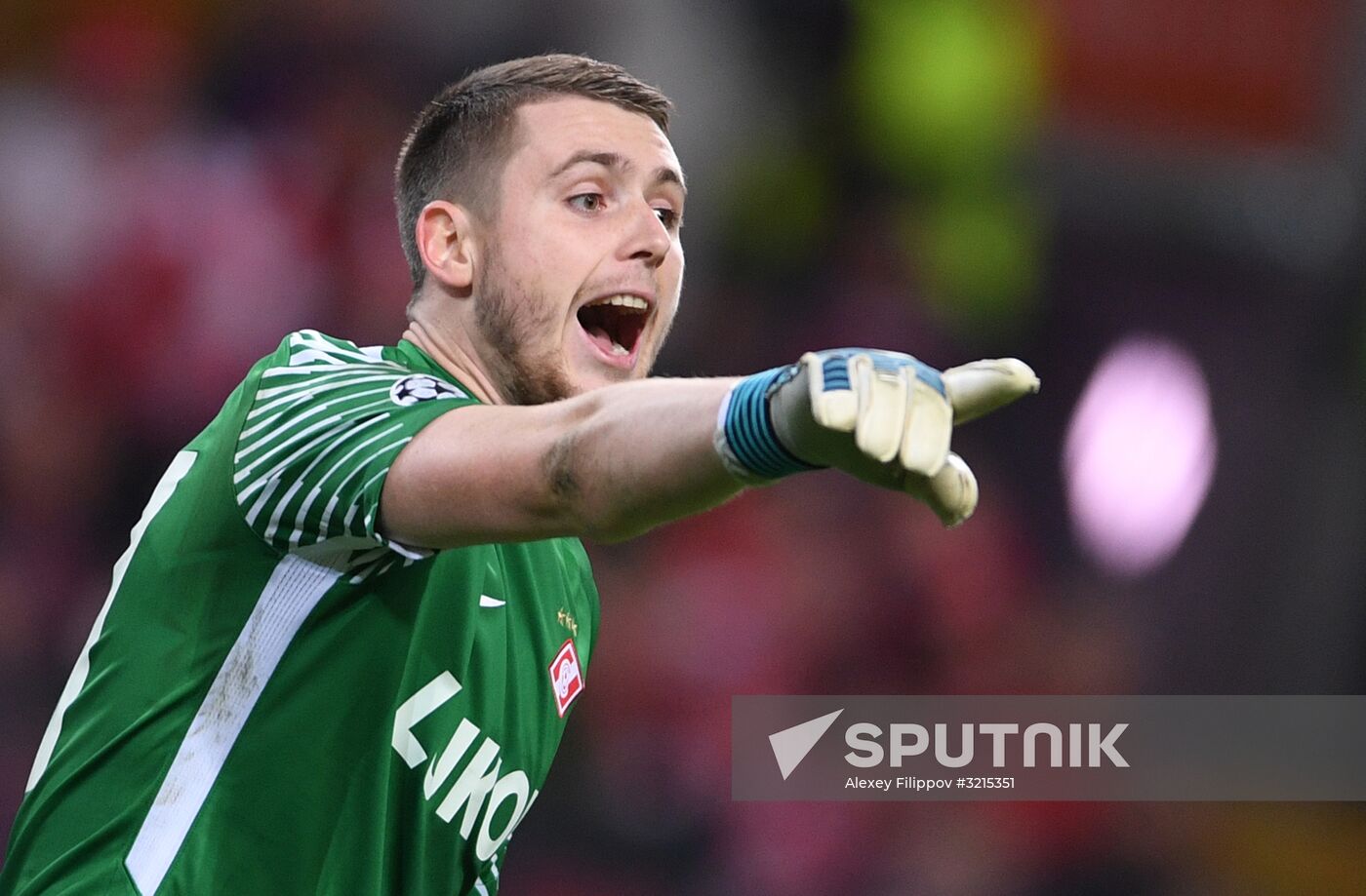 Football. UEFA Champions League. Spartak vs. Sevilla