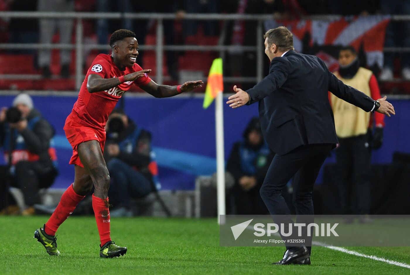 Football. UEFA Champions League. Spartak vs. Sevilla