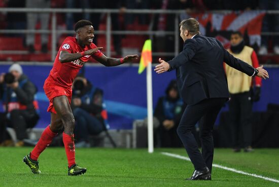 Football. UEFA Champions League. Spartak vs. Sevilla