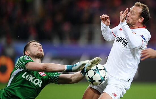 Football. UEFA Champions League. Spartak vs. Sevilla