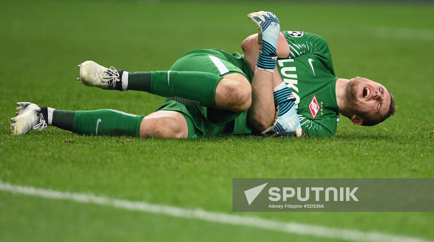Football. UEFA Champions League. Spartak vs. Sevilla