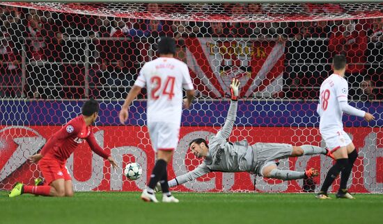 Football. UEFA Champions League. Spartak vs. Sevilla