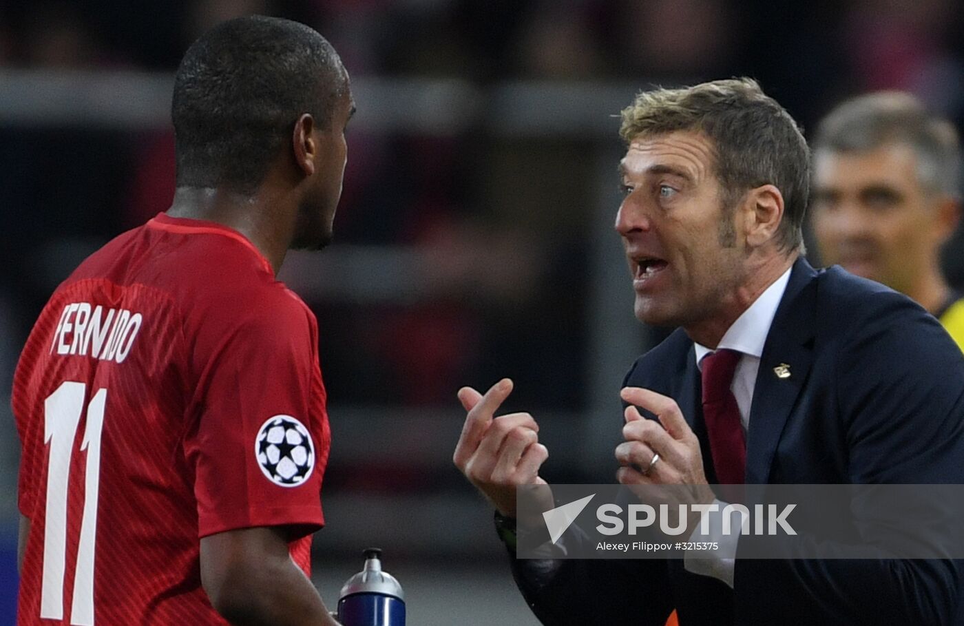 Football. UEFA Champions League. Spartak vs. Sevilla