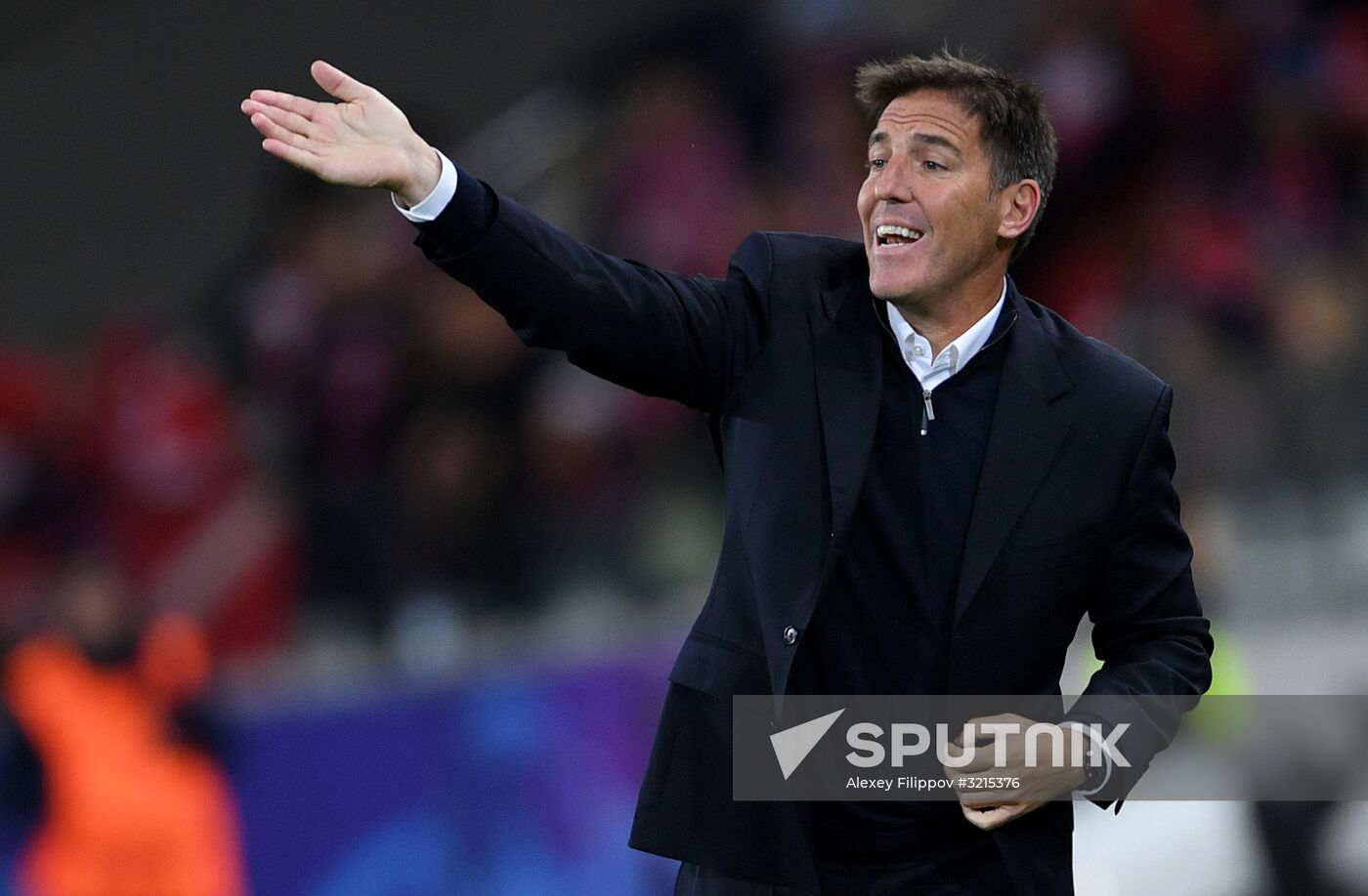 Football. UEFA Champions League. Spartak vs. Sevilla