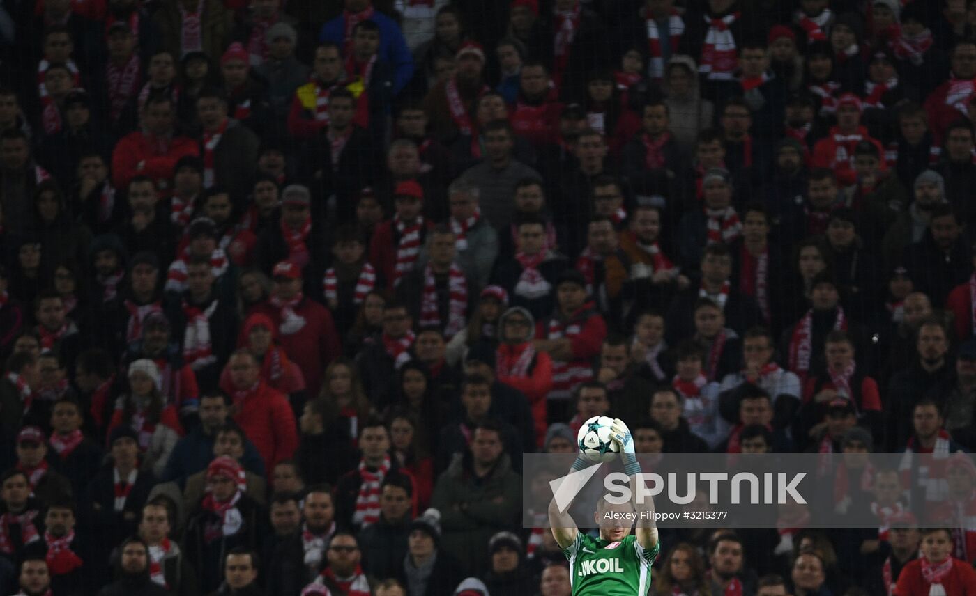 Football. UEFA Champions League. Spartak vs. Sevilla