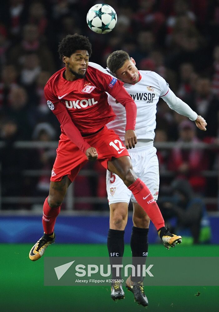 Football. UEFA Champions League. Spartak vs. Sevilla