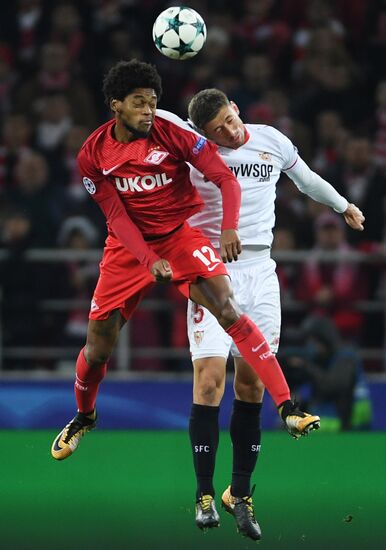 Football. UEFA Champions League. Spartak vs. Sevilla