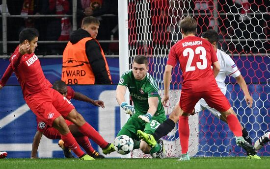 Football. UEFA Champions League. Spartak vs. Sevilla