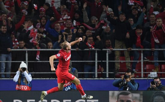 Football. UEFA Champions League. Spartak vs. Sevilla