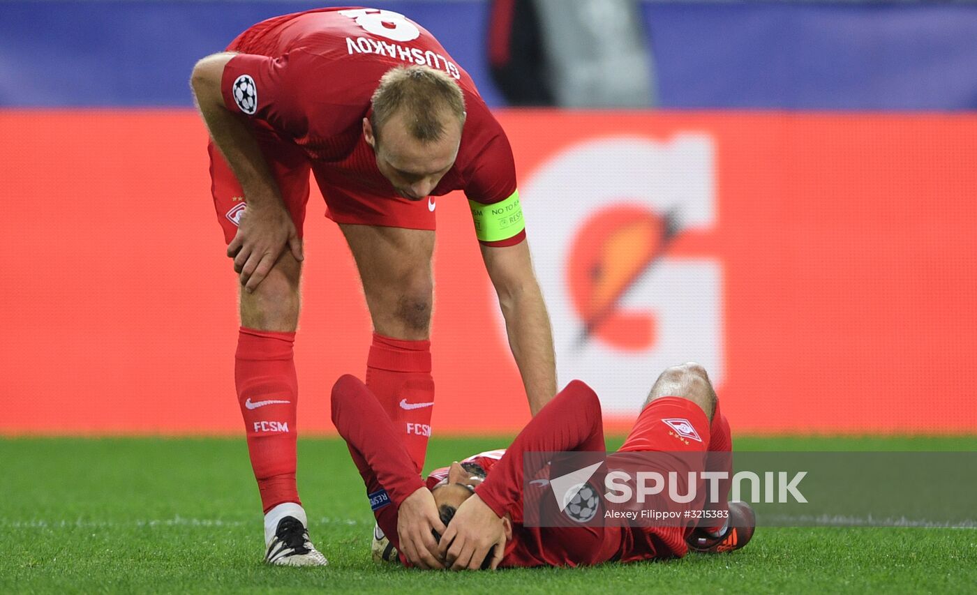 Football. UEFA Champions League. Spartak vs. Sevilla