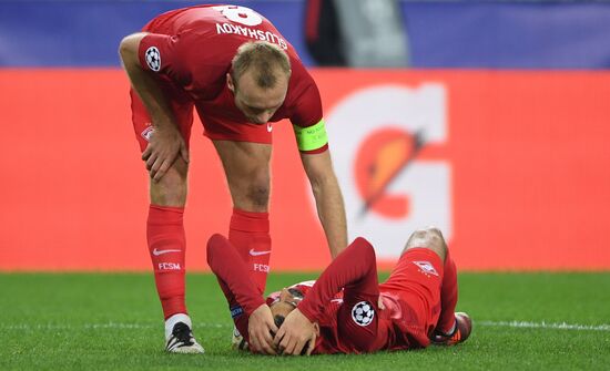 Football. UEFA Champions League. Spartak vs. Sevilla