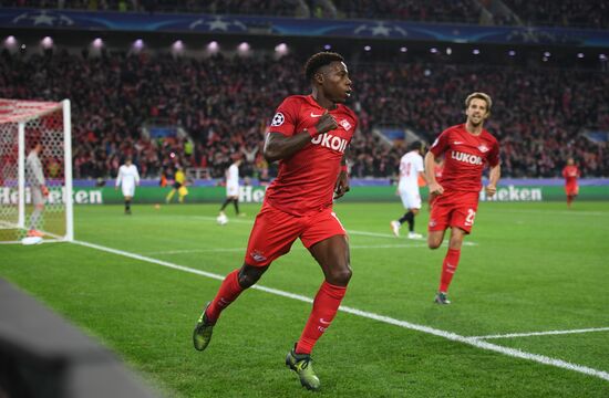 Football. UEFA Champions League. Spartak vs. Sevilla