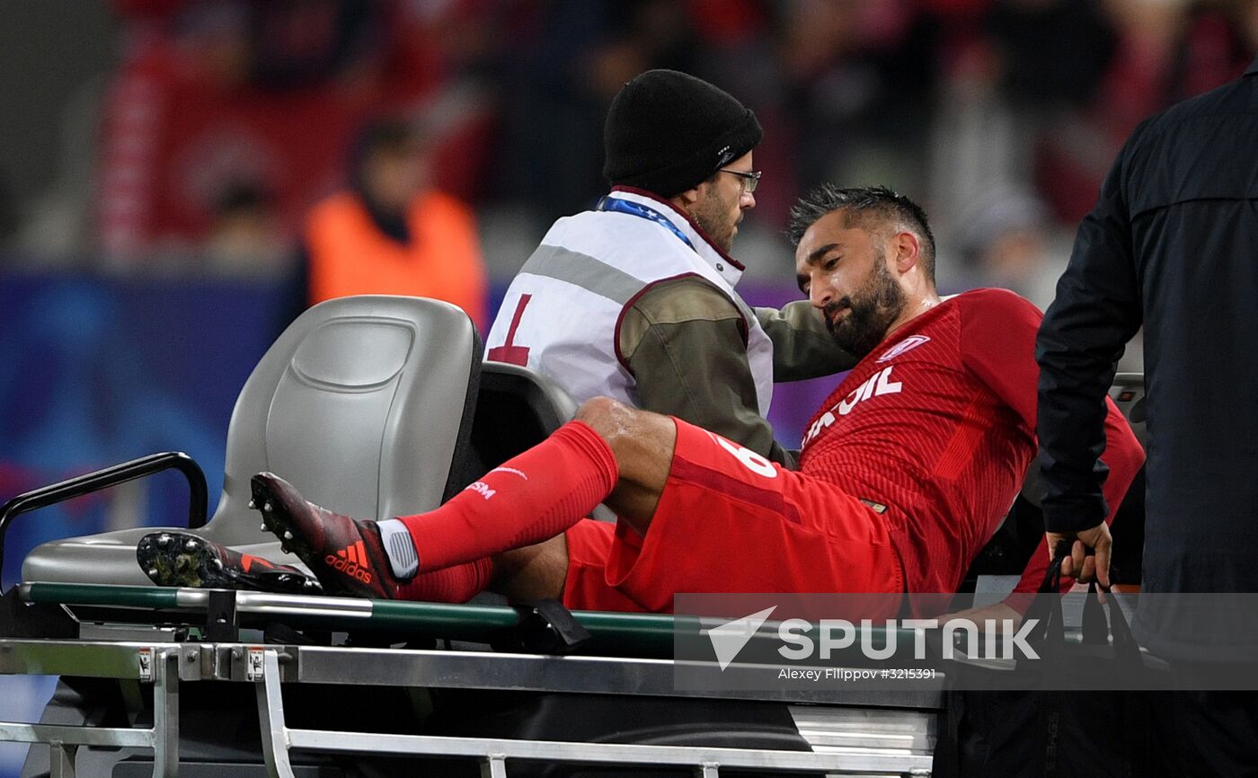 Football. UEFA Champions League. Spartak vs. Sevilla