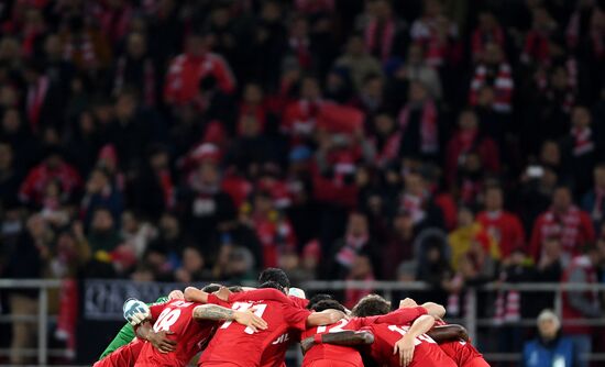 Football. UEFA Champions League. Spartak vs. Sevilla