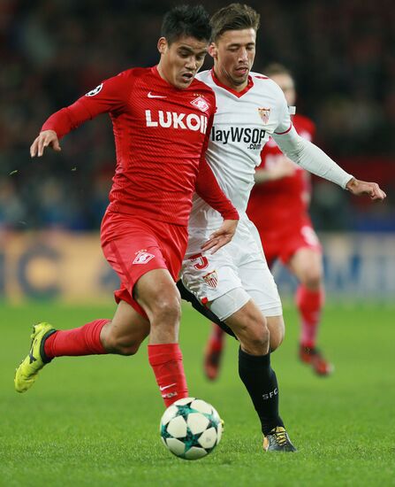 Football. UEFA Champions League. Spartak vs. Sevilla
